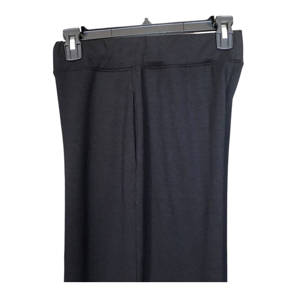 L'AGENCE Darcelle High Rise Pull On Black Wide Leg Pants Women's Size Small - Picture 6 of 16